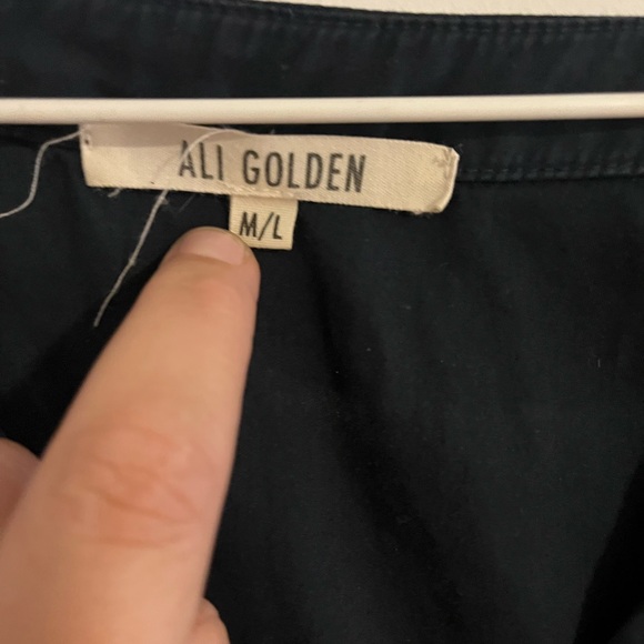 Ali Golden cotton button up shirt dress m/l - Picture 2 of 3